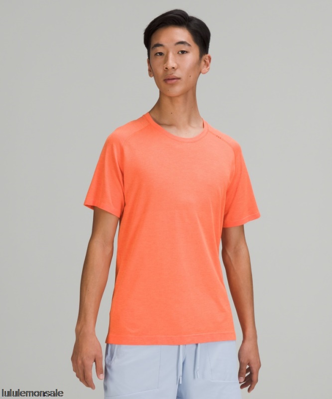 Lululemon Deutschland DELULU765 | Metal Vent Tech Kurzarmshirt 20 Warm Coral